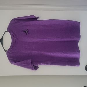 Whole Halloween outfit size is medium (8-10) forgiving material